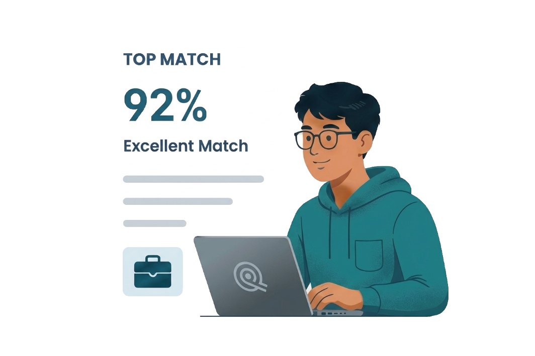 Qualifi match score illustration